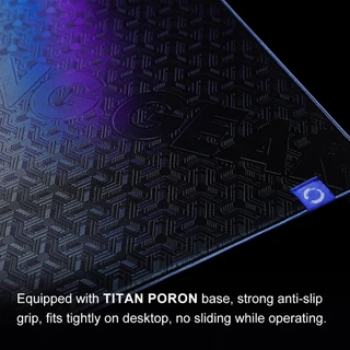 [พร้อมส่ง]TITANNATION แผ่นรองเมาส์เกมมิ่ง FPS 490x420mm แผ่นรองเมาส์ฐาน PORON สัมผัสสมดุลเอียงไปทางลื่น สำหรับเล่นอีสปอร์ตระดับมืออาชีพ