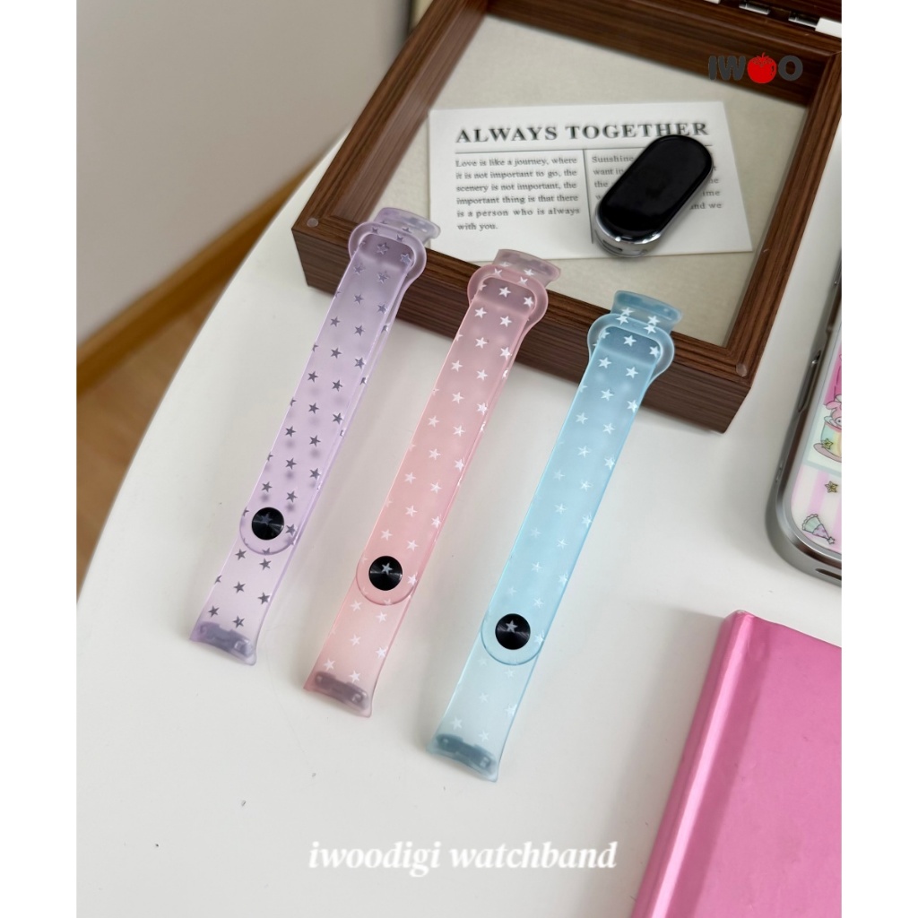 สําหรับ xiaomi/mi band 10 nfc/Ceramic/mi band 9/mi 8 磨星 防水表带