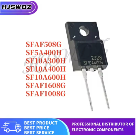 1-5PCS SFAF508G SFAF1608G SFAF1008G SF10A400H SF10A400 SF10A600H SF10A300H SF5A400H TO-220F ไดโอดการ