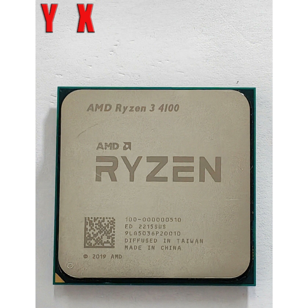Ryzen 3 4100 AM4 โปรเซสเซอร์ CPU R3 4100 3.8 GHz Quad Core 65W เดสก์ท็อปมือสอง
