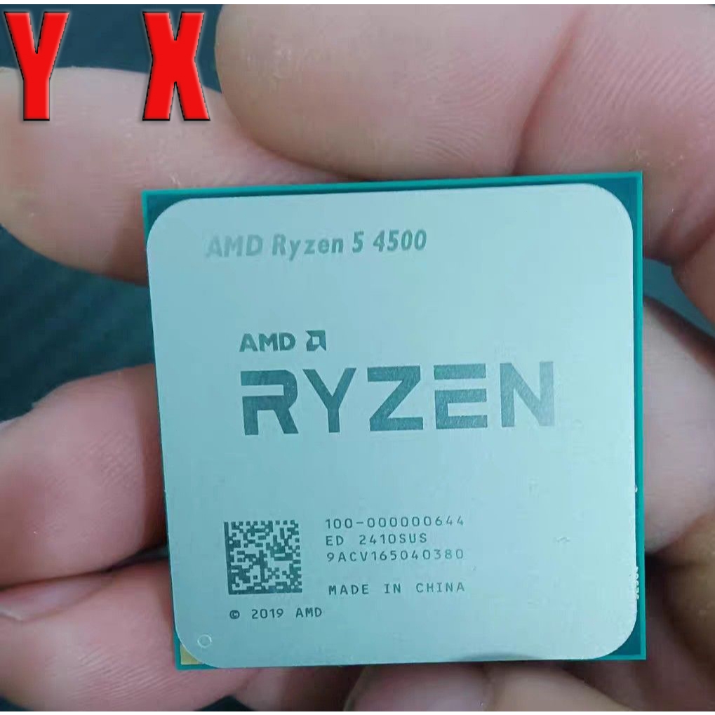 Ryzen 5 4500 AM4 ใช้โปรเซสเซอร์ CPU เดสก์ท็อป 3.6GHz 6 Core 12T 8MB แคช R5 4500 65W