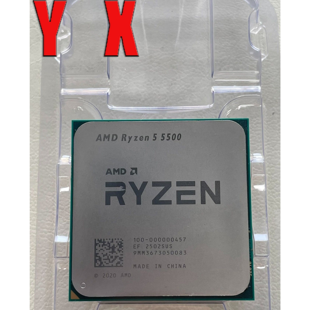 Ryzen 5 5500 6 Core AM4 ใช้เดสก์ท็อป CPU สิบสองเกลียว 3.6GHz โปรเซสเซอร์ 65W R5 5500