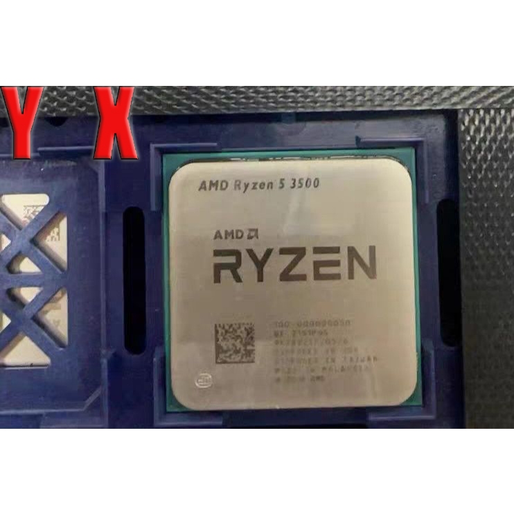 Ryzen 5 3500 AM4 CPU โปรเซสเซอร์ R5 3500 3.6GHz 6 แกน 6T 65W 32MB เดสก์ท็อปมือสอง