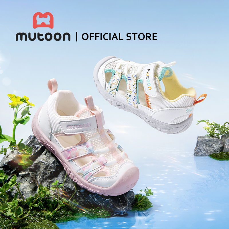 【Mutoon】คอลเลกชันใหม่ฤดูร้อน รองเท้าแตะเจ้าหญิงเด็กผู้หญิง ระบายอากาศ สำหรับเด็กเล็ก