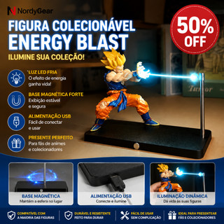 DRAGON BALL Son Goku Kamehameha Lâmpada Noturna Modelo De Decoração De Mesa Noite anime Em Torno De Brinquedos Infantis