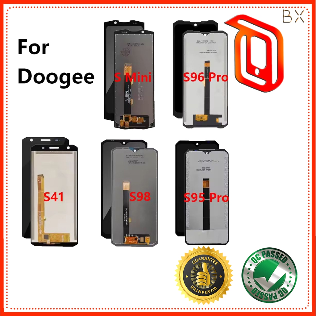 หน้าจอ LCD ใหม่สําหรับ Doogee S Mini S96 Pro S96 GT S41 S41 Pro S41 Plus S98 S98 Pro S95 Pro เปลี่ยน