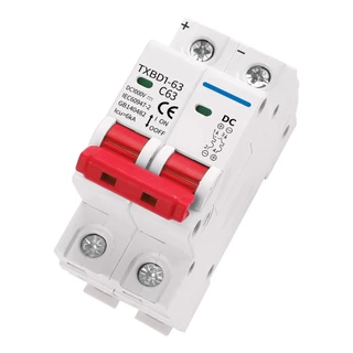 เบรกเกอร์สวิตช์แบตเตอรี่, Solar 2P DC AC MCB 16A 20A 25A 32A 40A 50A 63A DC MCB สําหรับระบบโซลาร์เซลล์, โซลาร์เซลล์
