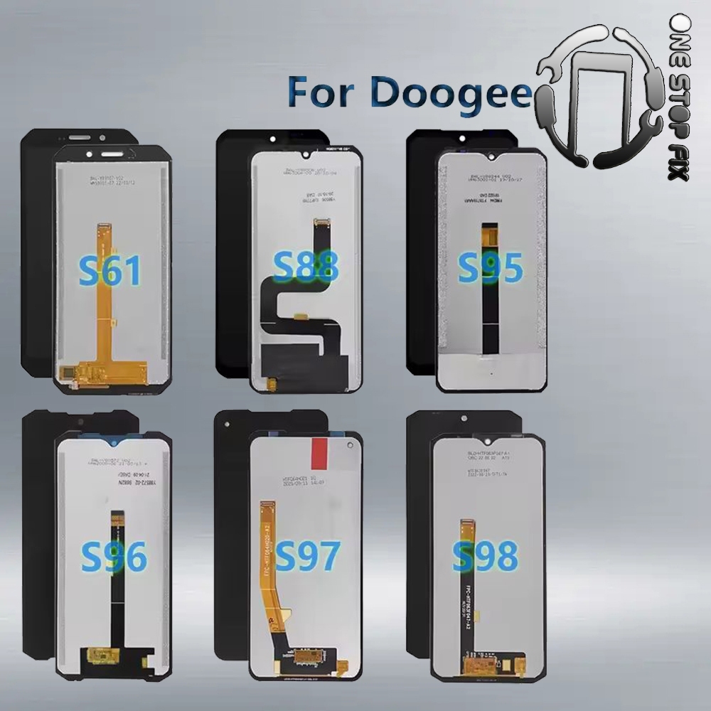 สําหรับ Doogee S Mini S96 Pro S96 GT S41 S41 Pro S41 Plus S98 S98 Pro S95 Pro LCD Touch Panel Replac