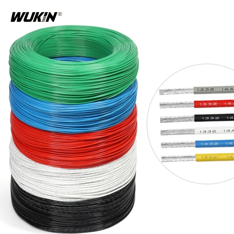 UL1332 PTFE ลวด 28 26 24 22 20 18 16/14 12 AWG FEP ฉนวนอุณหภูมิสูง Electron สําหรับ 3D เครื่องพิมพ์