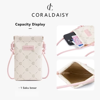 CORALDAISY ผู้หญิง 2026 สินค้าใหม่ กระเป๋าใส่โทรศัพท์น่ารัก กระเป๋าสะพายข้างสายยาว กระเป๋าใส่เหรียญ