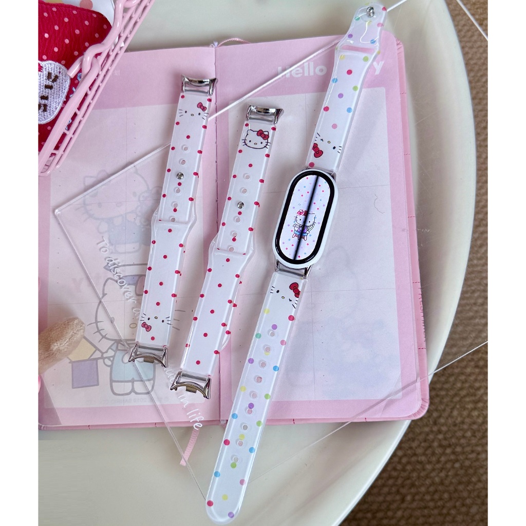 สายนาฬิกา ใช้ได้กับ Smart band 10 Strap Smart band 8 / Smart band 9 Strap Replacement Mi 10 Clear Mi
