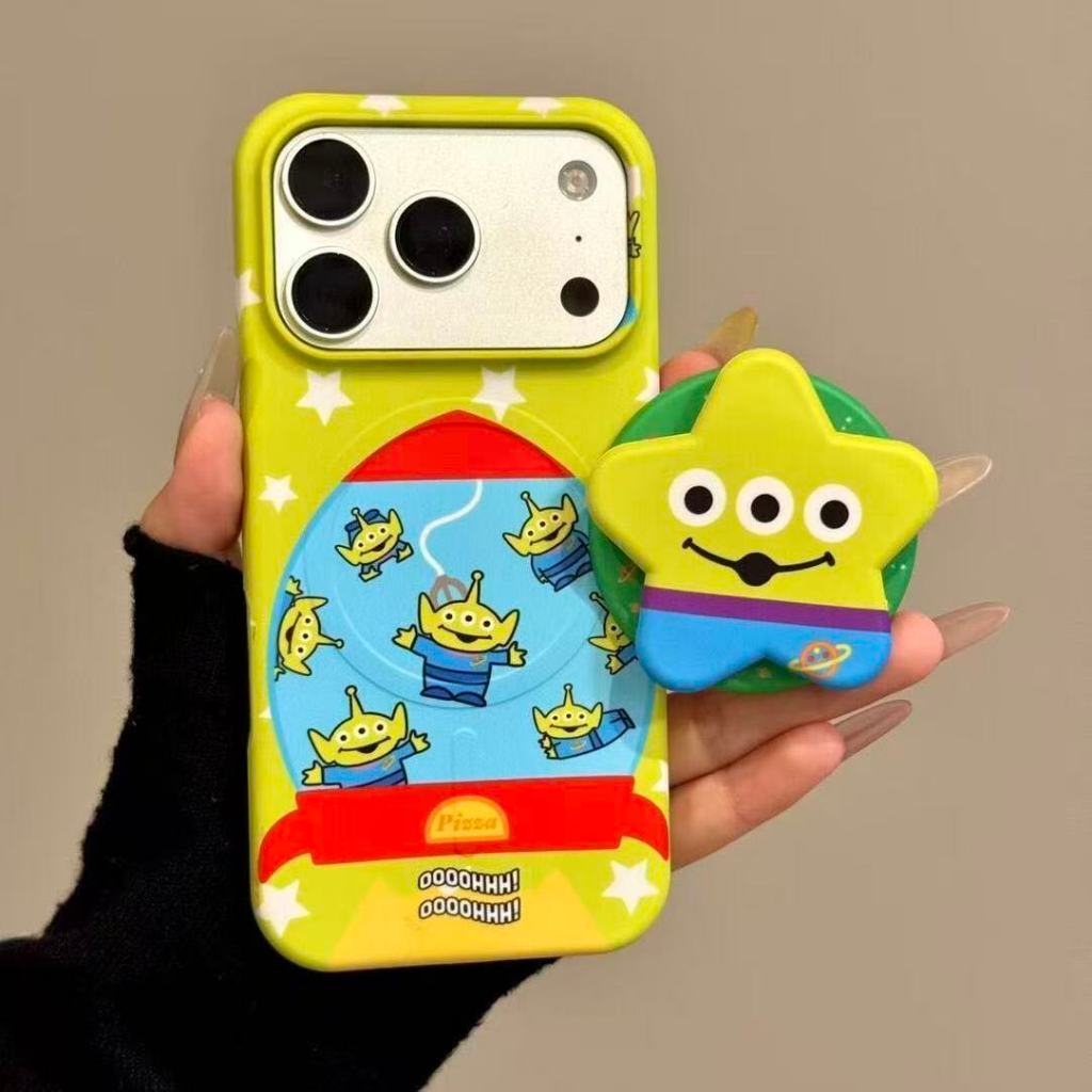 Creative Three-Eyed Magnetic Half-Pack เหมาะสําหรับ iphone17promax เคส iPhone
