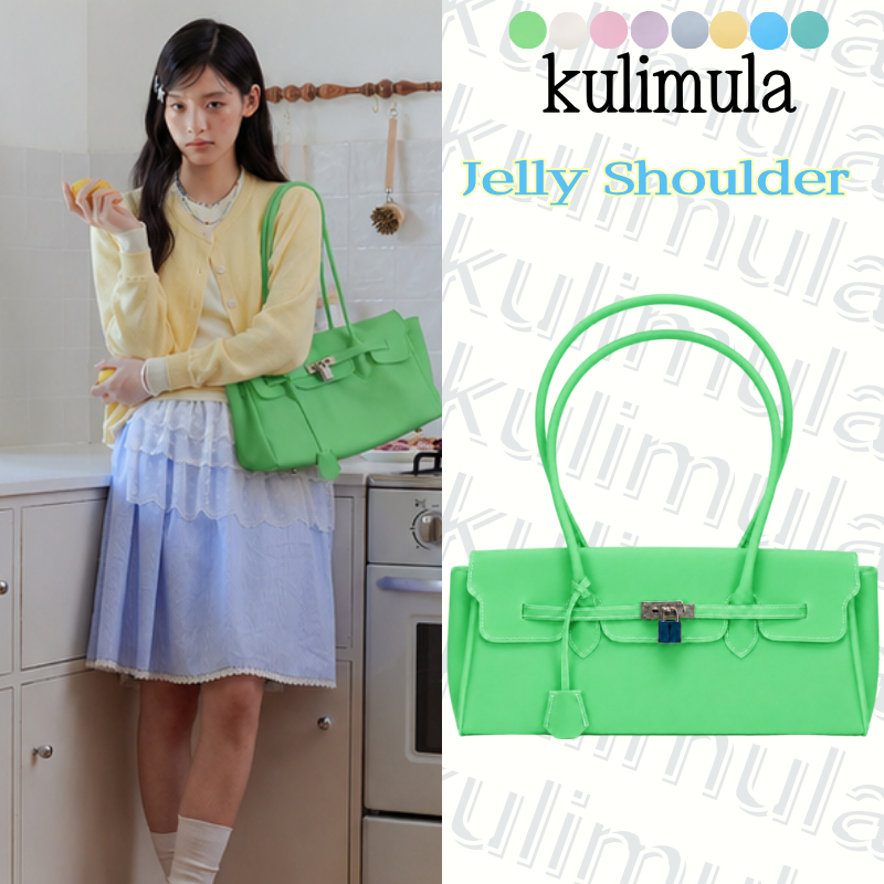 KULIMULA Kiiikiii | Jelly Shoulder Bag-กระเป๋าเจลลี่สุดฮิตตอนนี้ ถุงเยลลี่ กันน้ำ กระเป๋าสะพายไหล่ กระเป๋าโท้ท กระเป๋าสไตล์เกาหลี (พรีออเดอร์ สอบถามวันของเข้าได้ค่ะ🙇🏻♀️)