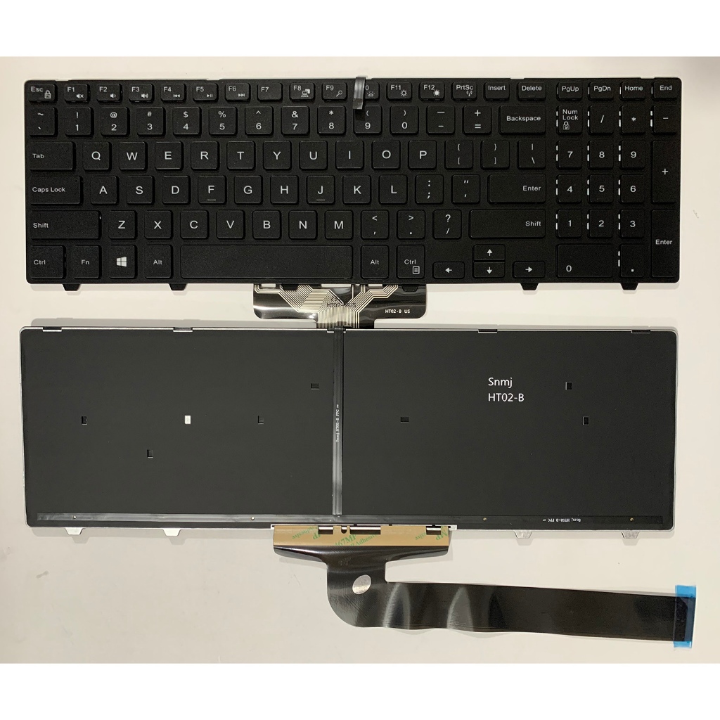 US แป้นพิมพ์แล็ปท็อปสําหรับ Dell 15 5547 5541 7748 P51F P39F P57F 3548 3000 3576P51F P39F P57F P63F 