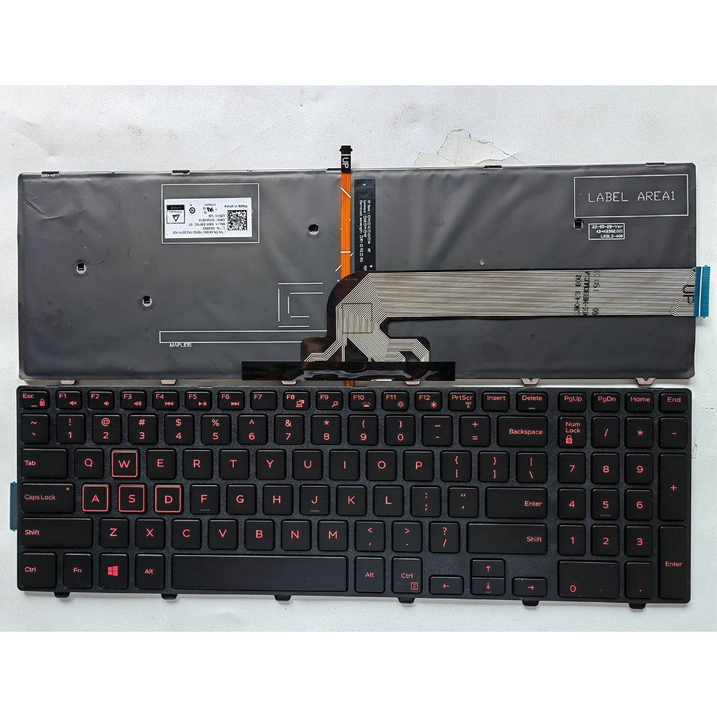 US แป้นพิมพ์แล็ปท็อปสําหรับ Dell 15 5547 5541 7748 P51F P39F P57F 3548 3000 3576