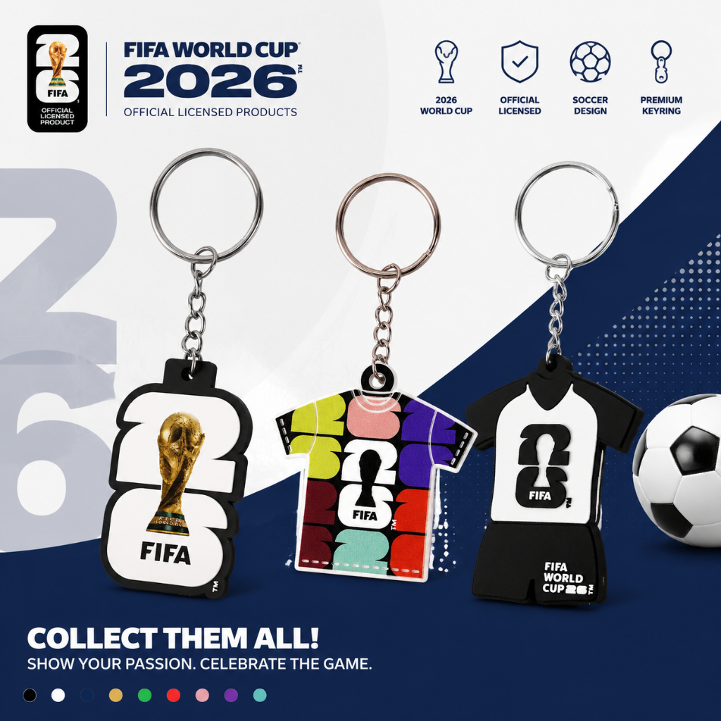 [FIFA Officially Licensed] KCF26BK75 Keychain พวงกุญแจ พวงกุญแจสแตนเลส อย่างดี