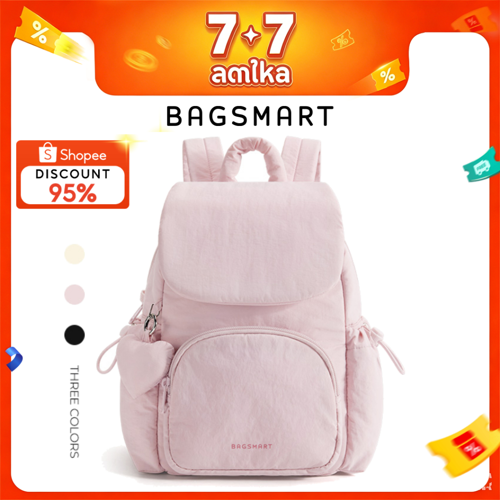 BAGSMART Women Mini Backpack Cute Fashion Lightweight Daypack Waterproof School Bookbag for Casual Commutes Travel