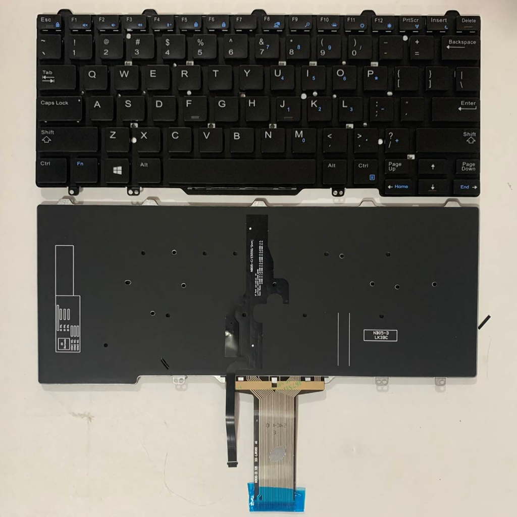 แป้นพิมพ์แล็ปท็อปสําหรับ Dell Latitude 5450 5480 5488 5490 5491 5495 7480 7490 E5450 E5470 E7450 E74