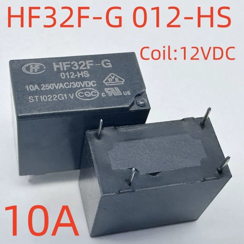 รีเลย์ HF32F-G 012 024-HS 4 Pins 10A