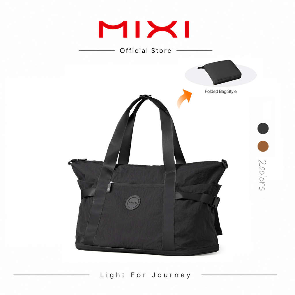 MIXI กระเป๋าเดินทางปรับขยาย 28-39L กันน้ำ น้ำหนักเบา ใส่รองเท้า/โน๊ตบุ๊ค เดินทาง/ฟิตเนส KM3022