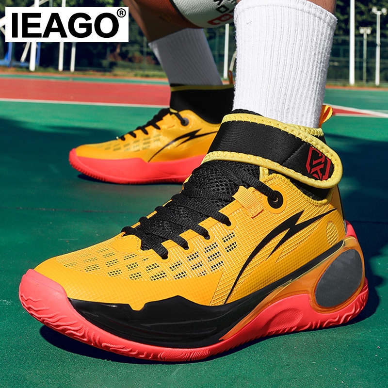 IEAGO Wade 808 5 Ultra V2 ผู้ชาย High Cut Spike รองเท้าบาสเก็ตบอลสําหรับ Man น้ําหนักเบาเบาะวอลเลย์บ