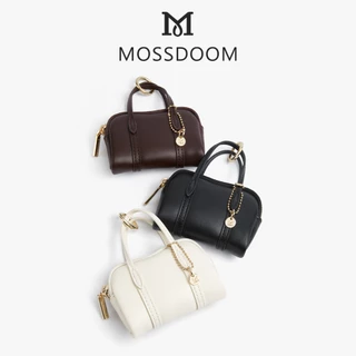 MOSSDOOM Mossie Charm กระเป๋ามินิสุดคิวท์ หนังPU ซิปโลหะสีทอง เข้าได้กับทุกสไตล์ เพิ่มความน่ารักและความลงตัว