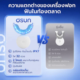 OSUN M2 Smart Cold Light Teeth Whitening Device Teeth Whitening White Teeth Reduce Yellow Stains Safe Authentic Guarantee