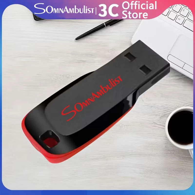 SomnAmbulist-แฟลชไดรฟ์แบบพกพา 256MB/512MB/1GB/2GB/4GB/8GB/16GB/32GB กันน้ํา, แฟลชไดรฟ์ USB ในรถยนต์, สําหรับภาพถ่าย, วิดีโอและส่งข้อมูลและสํารอง