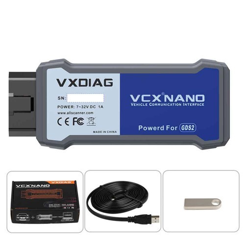 รุ่น USB VXDIAG VCX NANO GM Opel เครื่องมือวินิจฉัย J2534 อุปกรณ์รองรับ GM Till 2025