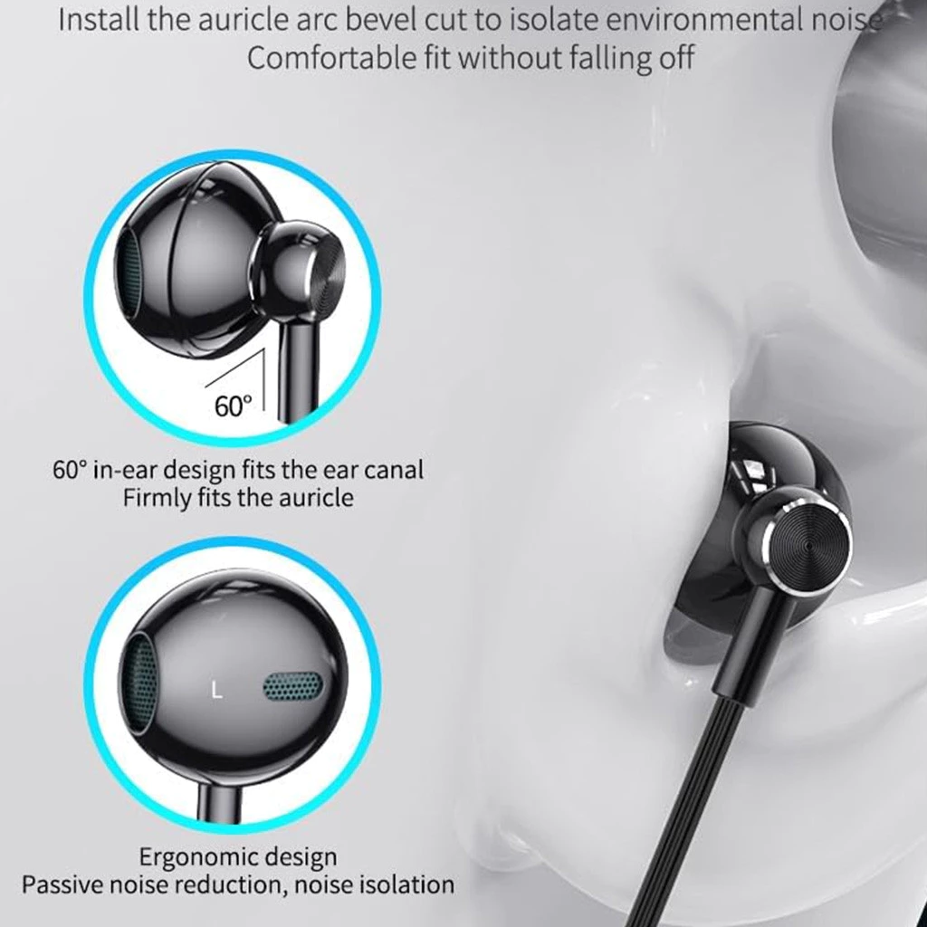 หูฟัง Type-C / 3.5mm HiFi 9D Stereo มีไมค์ Samsung/iPhone thumbnail 4