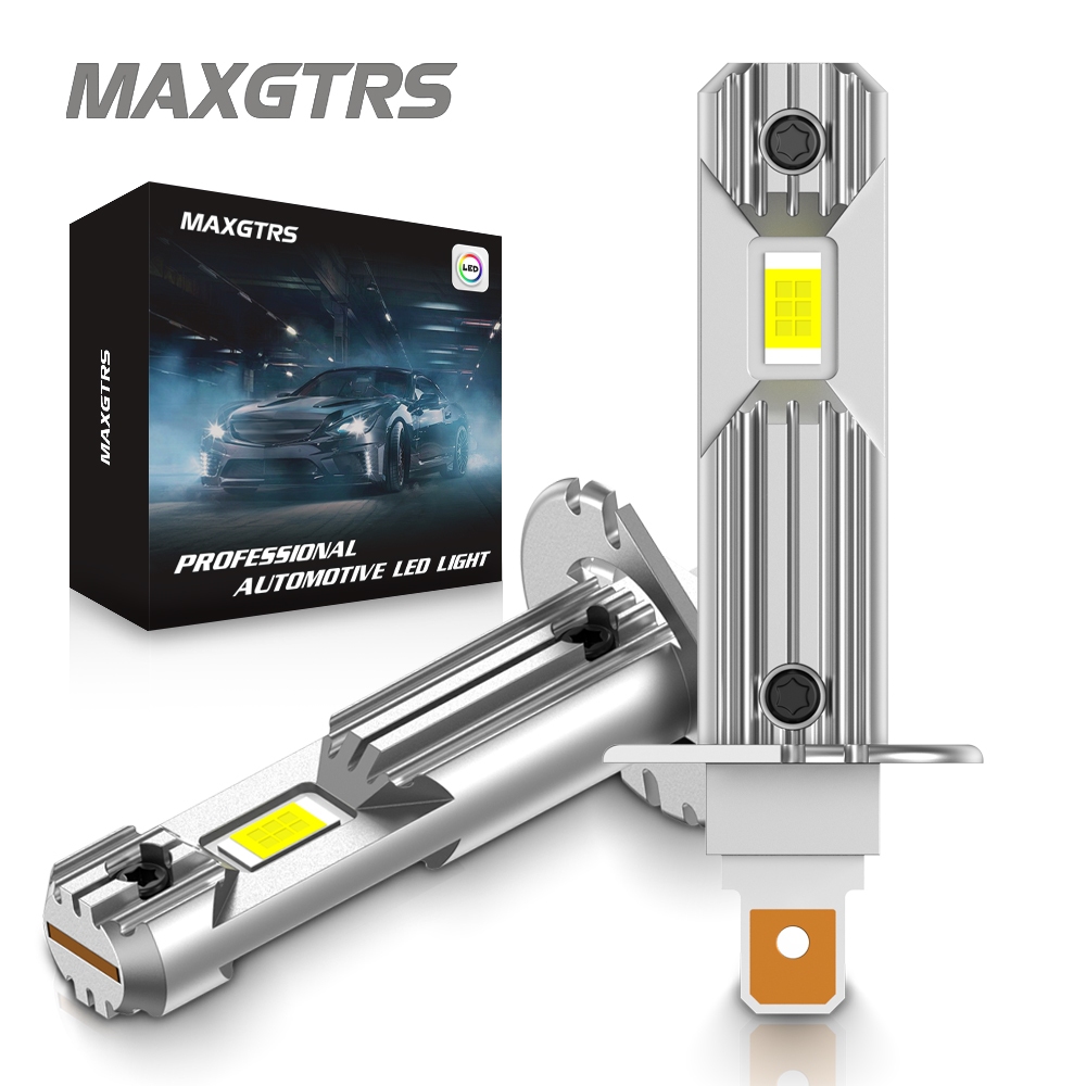 Maxgtrs หลอดไฟตัดหมอก led H1 60w DC 10V-18V 6500K 4300K สีขาว สําหรับรถยนต์ 2 ชิ้น
