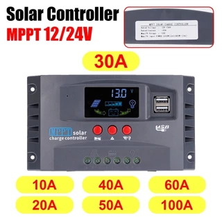 รุ่นอัพเกรด MPPT ชาร์จเจอร์ ชาจเจอร์โซล่า 12v24v โซล่าชาร์เจอร์ โซล่าคอนโทรลเลอร์ แผงควบคุมพลังงานแสงอาทิตย์แบบ ชาตเ