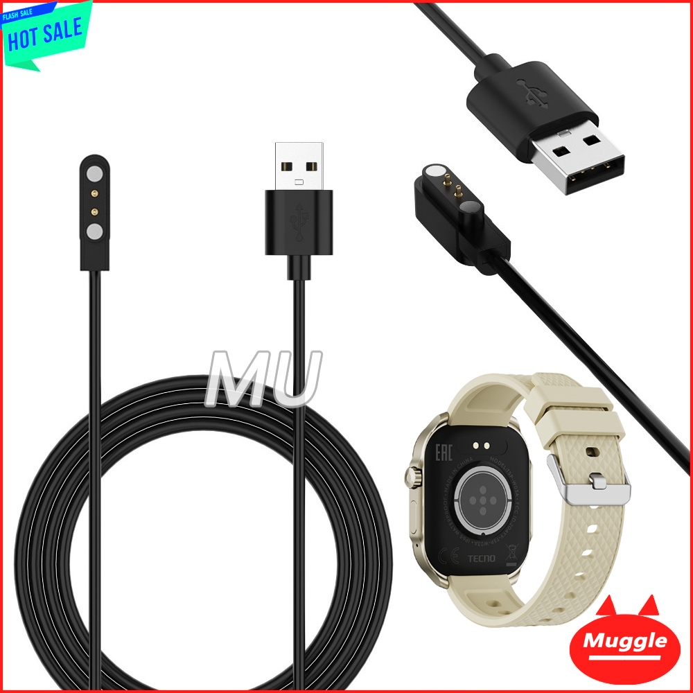 Tecno Watch 3 Active สายชาร์จ smartwatch Tecno Watch 3 เครื่องชาร์จนาฬิกา USB สายชาร์จนาโน Tecno 3 Active