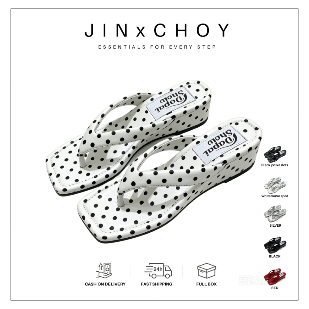JINxCHOY รองเท้าแตะสแควร์ทูสำหรับผู้หญิง ออกแบบพื้นหนาและตัวเลขป้องกันการลื่น มีความสะดวกในการใช้งานนอกบ้านในฤดูร้อน