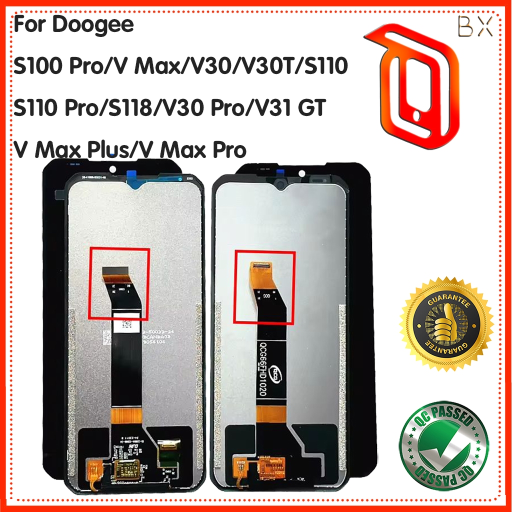 สําหรับ Doogee S100 Pro/V Max/V30/V30T/S110/S110 Pro/S118/V30 Pro/V31 GT/V Max Plus/V Max Pro จอแสดง