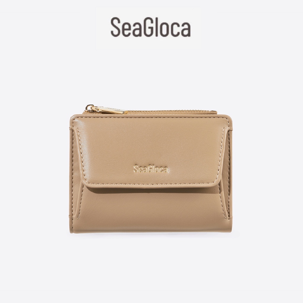 SeaGloca Soft Pastels Chic Bifold พร้อม Golden Snap & Zippered กระเป๋าจับคู่สําหรับผู้หญิงไม่มี 54