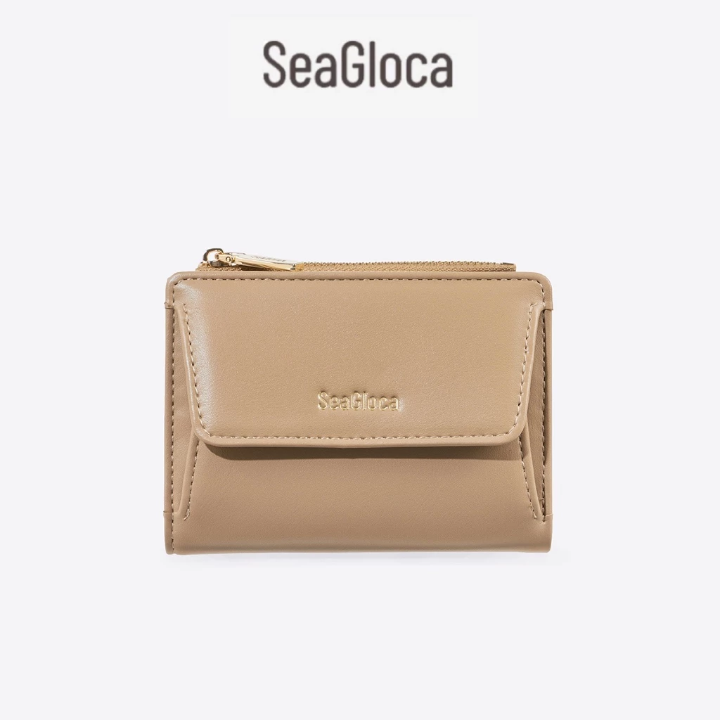 SeaGloca Soft Pastels Chic Bifold พร้อม Golden Snap & Zippered กระเป๋าจับคู่สําหรับผู้หญิงไม่มี 54