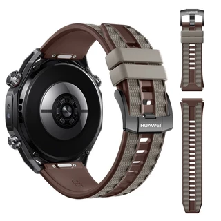 22mm dual-color ปุ่มสายนาฬิกาซิลิโคนเหมาะสําหรับ Huawei Watch Ultimate2 series, นาฬิกา series, และ GT 46mmseries