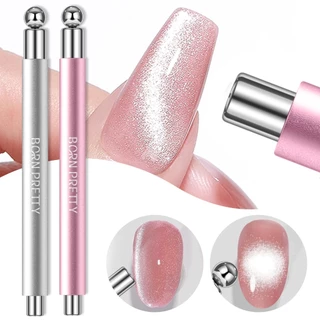 【Local】BORN PRETTY Double-ended Strong Cat Magnetic Stick 9D Multi-Function ปากกา UV เจลเคลือบเงาเล็บ Art เล็บเครื่องมือ