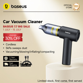 Baseus AT Car Vacuum Cleaner 5000pa For Car Home Cleaning Vacuuming/Blowing/Inflating/Compacting AI Dual-core Intelligent Control Chip