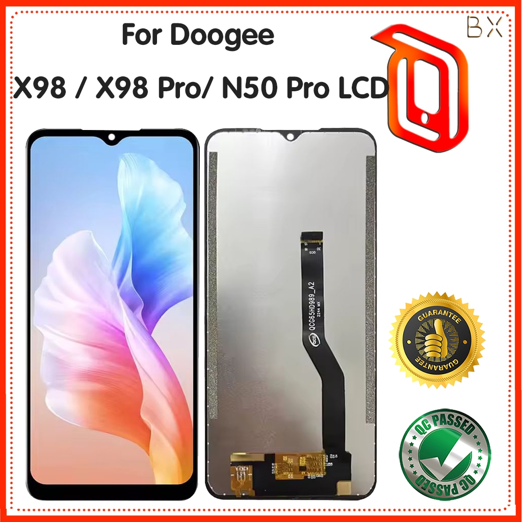 สําหรับ Doogee X98/X98 Pro/N50 Pro จอแสดงผล LCD และชุดแผงสัมผัส