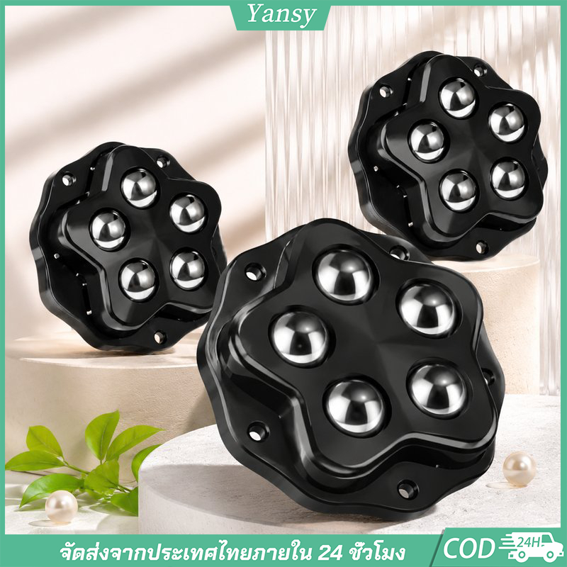 8 ชิ้น Self-Adhesive เฟอร์นิเจอร์ล้อเลื่อน 360° หมุนเงียบสากลล้อสําหรับโต๊ะเก้าอี้กล่องเก็บ