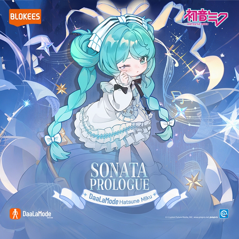 BLOKEES Hatsune Miku DaaLaMode Sonata Prologue โมเดลตัวต่อ ของสะสม ทั้งชุด Collectible Figure Model Kits Limited Edition