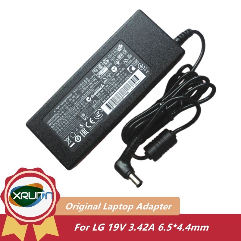 สําหรับ LG Monitor 3.42A 6.5*4.4 มม.อะแดปเตอร์ AC Charger 49LF5100-CA A-65G19 PA-160-68 LCAP39 แหล่ง