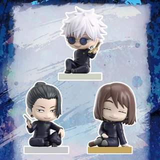 EAKI Jujutsu Kaisen กล่องสุ่มนั่งน่ารัก (ฟิกเกอร์) Jujutsu Kaisen Sitting Blind Box Figurine