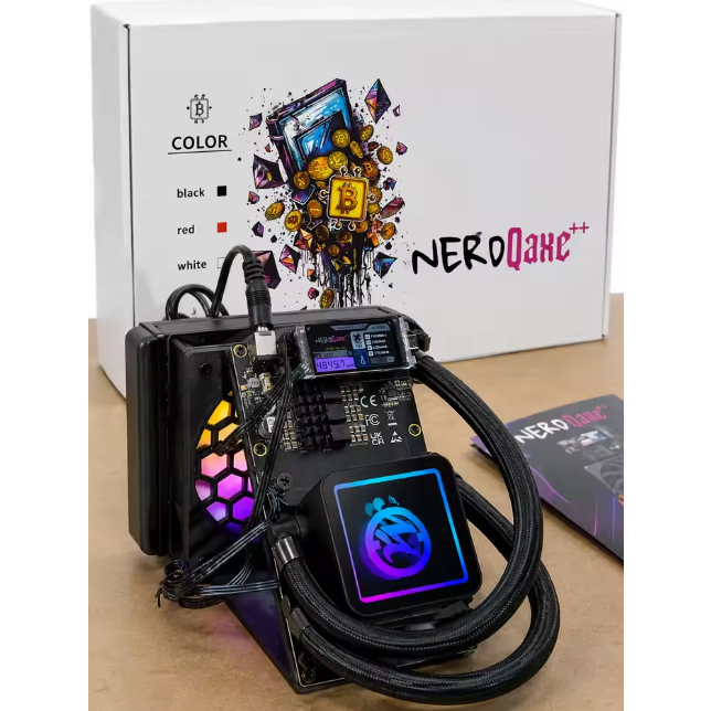 Bitaxe Miner Nerdqaxe++ Hydro 4.8T 75w Bitcoin Miner NerdQaxe++ Hydro Bitcoin Miner 4.8T