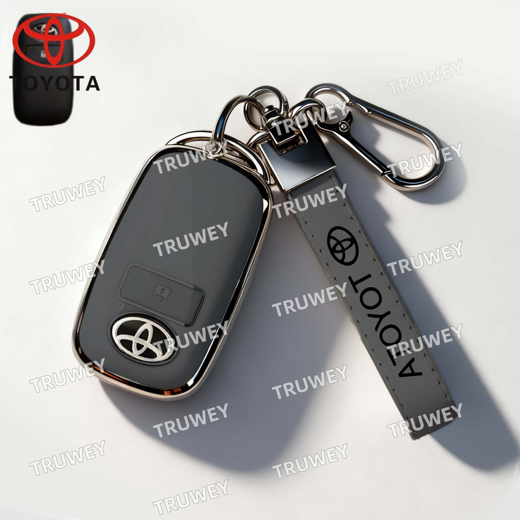 สําหรับ Toyota Vios 2023 Yaris Ativ Avanza Veloz Raize Toyota Key Cover Toyota พวงกุญแจ Keyless รถอุ