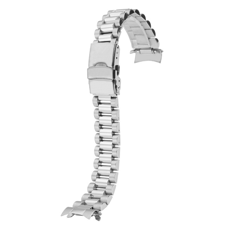 เหมาะสําหรับ SEIKO SEIKO SKX013 SKX015 Series สร้อยข้อมือดัดแปลงสายนาฬิกาสแตนเลสแข็ง