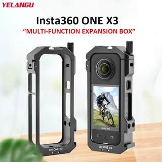 โลหะสําหรับ Insta360 X3 อลูมิเนียมทนทานกรอบกรง Insta360 X3 อุปกรณ์เสริม