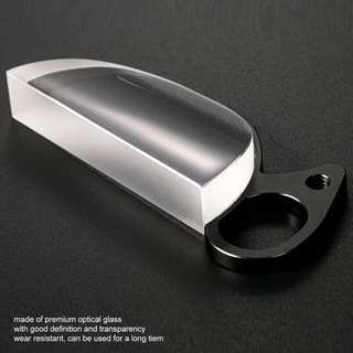 Andoer-th 80 มม. กล้องเลนส์ Prism Optical Handheld Effect Effect Filter Half Moon Photography อุปกรณ์เสริมสำหรับการถ่ายภาพบุคคล